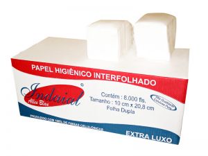 PAPEL CAICAI INTERFOLHA DUPLA INDAIAL  - FARDO 8.000 FLS
